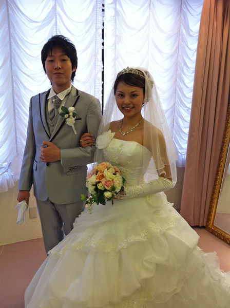 �E�G�f�B���O�h���X�^�u���O�ʐ^