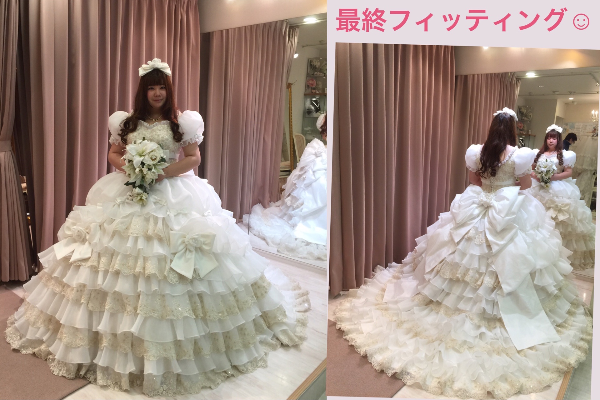 ウエディングドレス/ブログ写真